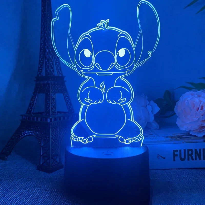 Stitch Figurine 3D LED Light